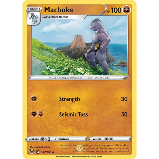 [ENG] SWSH 11 Lost Origin: 087/196 Machoke U (Non-Foil)