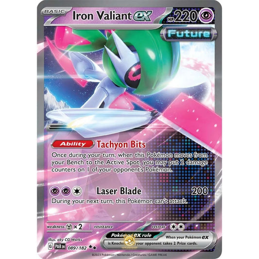 [ENG]	SV04	Paradox Rift:	089/182	Iron Valiant ex	RR	(Foil)