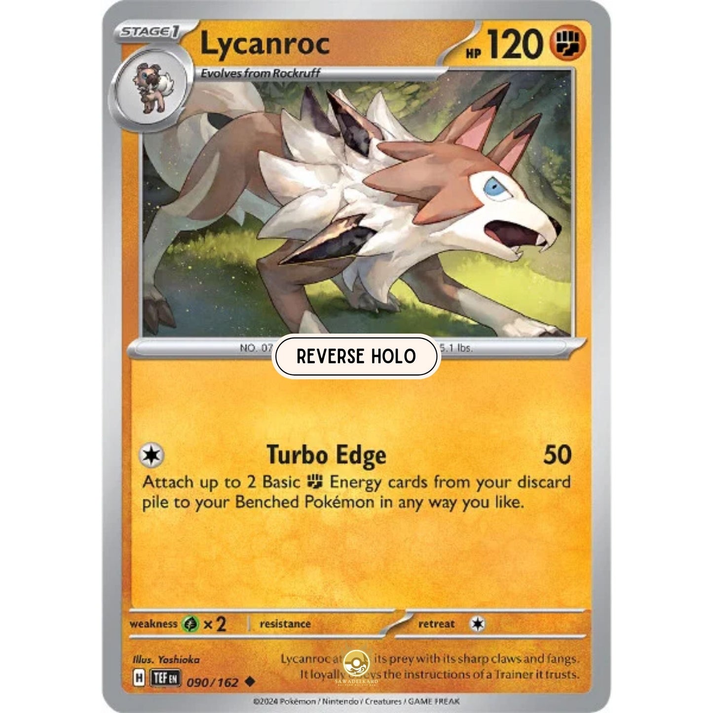 [ENG]	SV05	Temporal Forces:	090/162	Lycanroc	[Fighting]	[U - Uncommon]	(Reverse Holo)