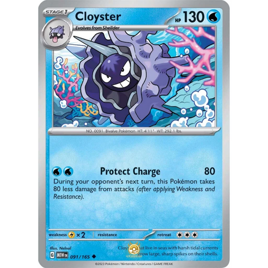 [ENG]	SV3.5	151:	091/165	Cloyster	U	(Non-Foil)