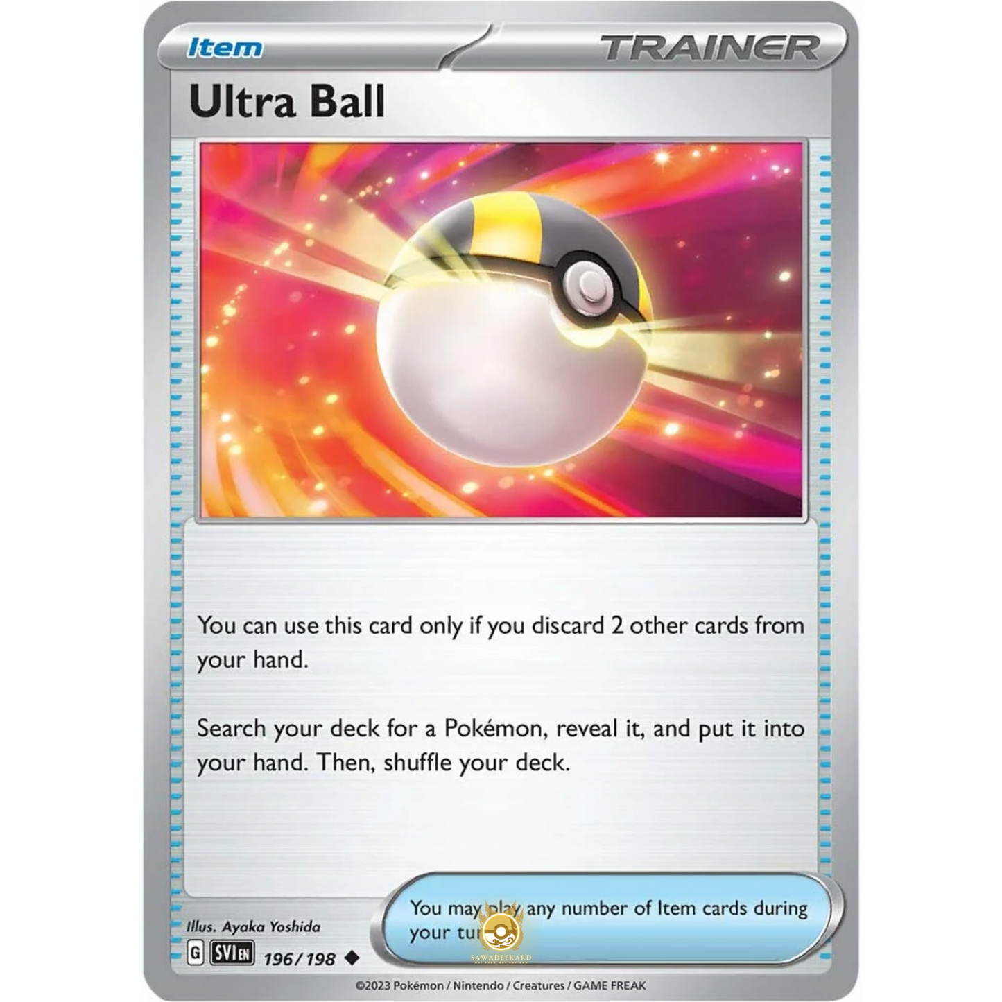 [ENG] SV01 Scarlet Violet Base Set: 196/198 Ultra Ball U (Non-Foil)