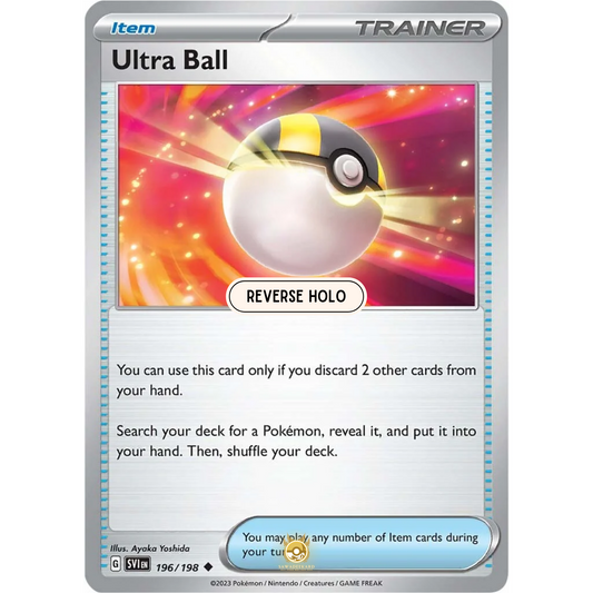 [ENG] SV01 Scarlet Violet Base Set: 196/198 Ultra Ball U (Reverse Holo)