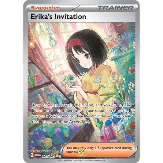 [ENG]	SV3.5	151:	203/165	Erika's Invitation	SIR	(Foil)