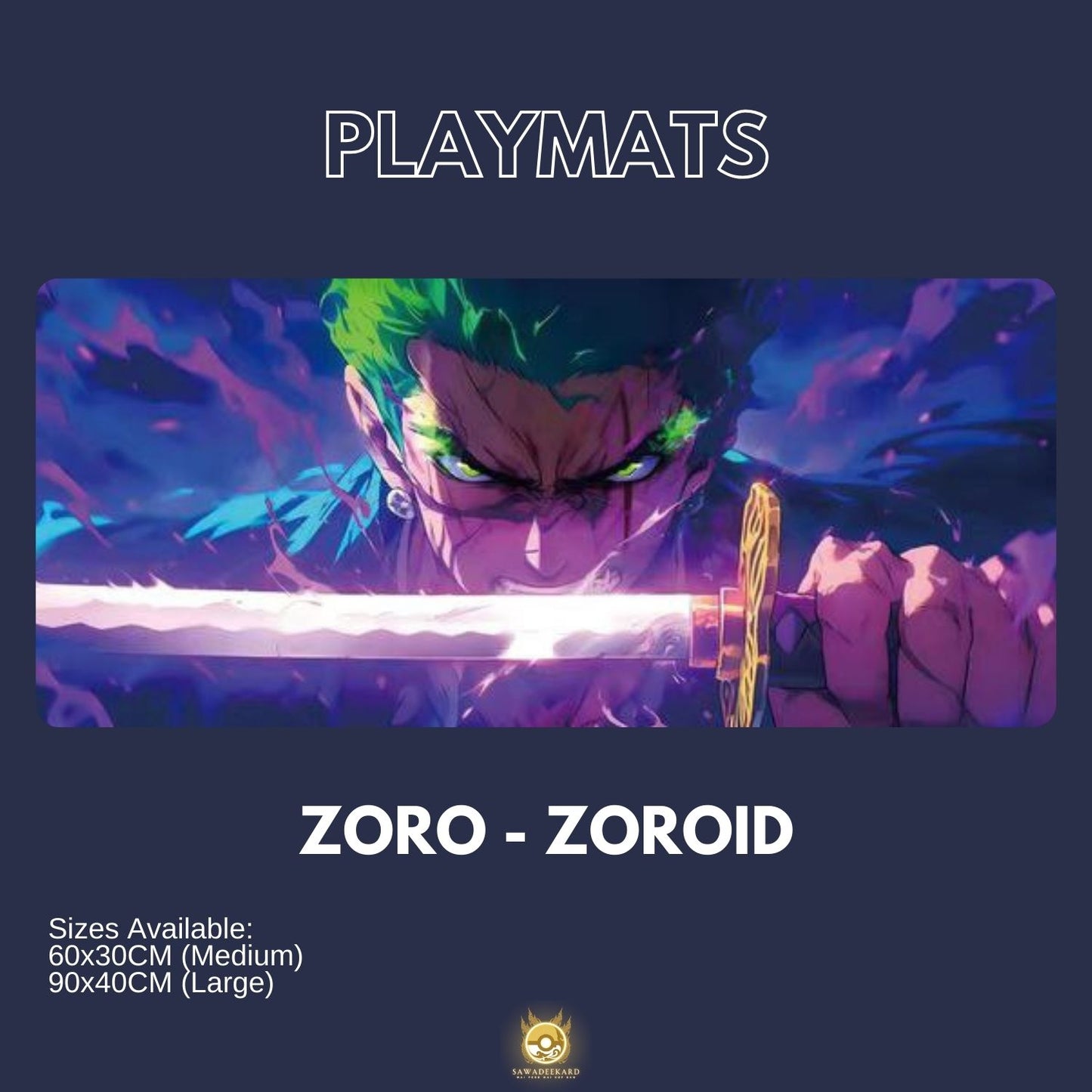 Playmats Keyboard Mouse Pad (Pokemon / One Piece)