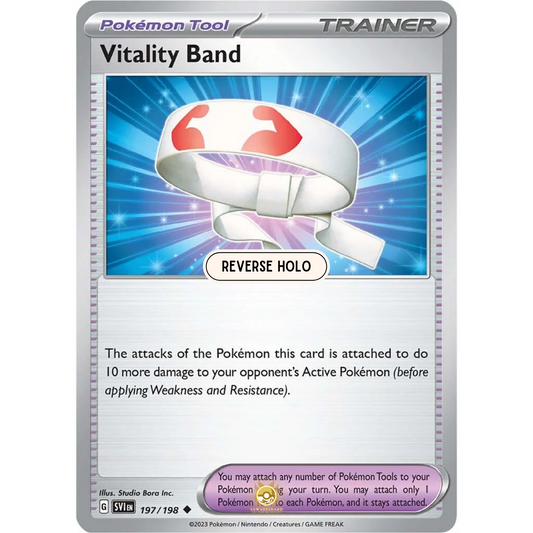 [ENG] SV01 Scarlet Violet Base Set: 197/198 Vitality Band U (Reverse Holo)