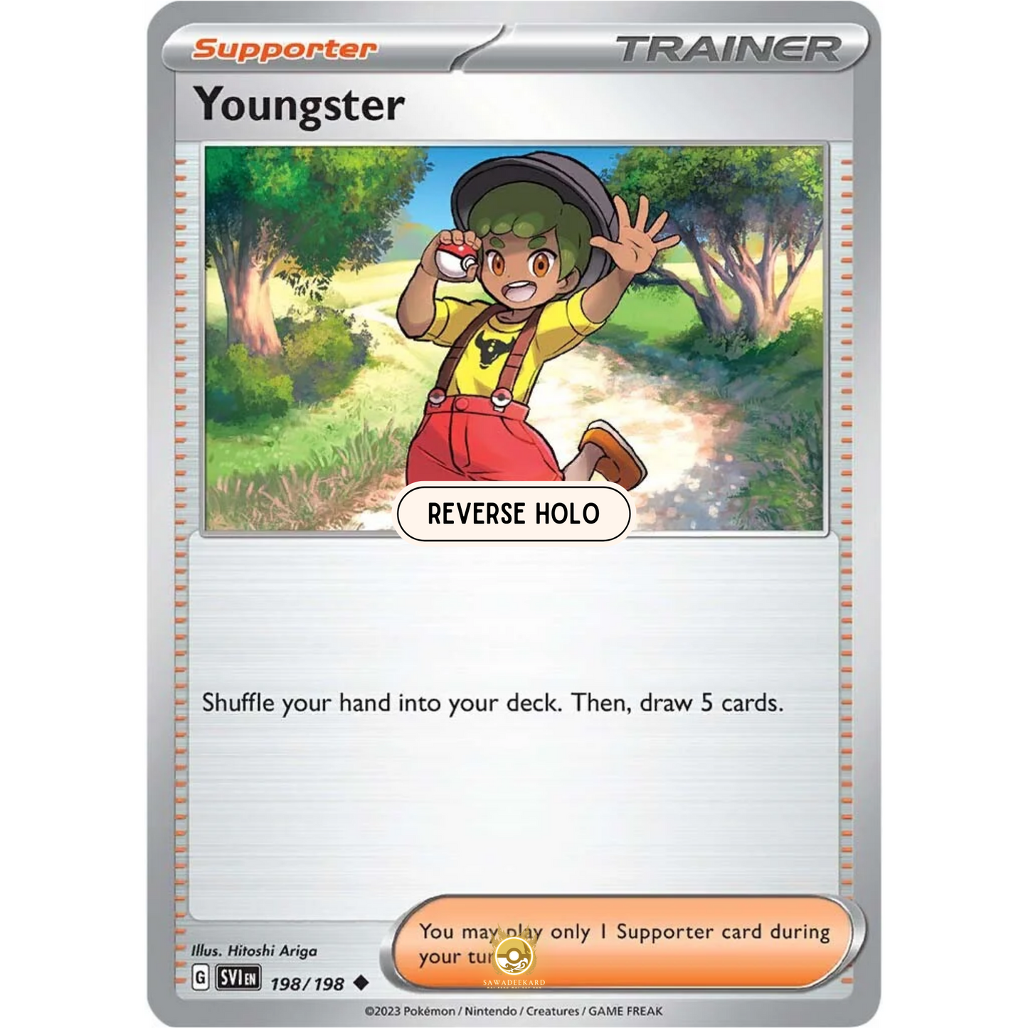 [ENG] SV01 Scarlet Violet Base Set: 198/198 Youngster U (Reverse Holo)