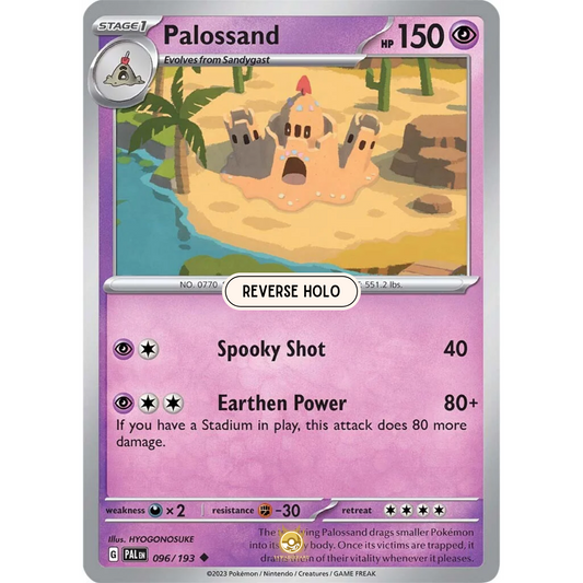 [ENG] SV02 Paldea Evolved: 096/193 Palossand U (Reverse Holo)