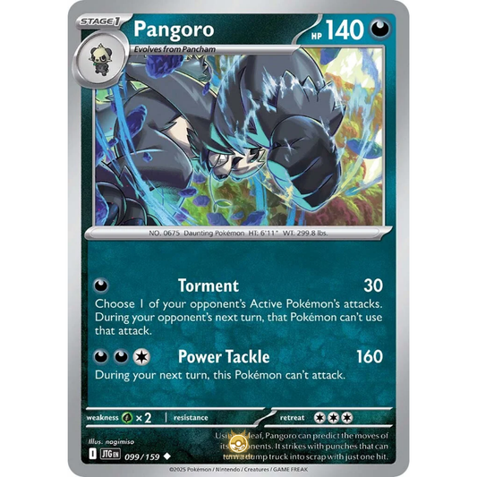 [ENG] Pokemon SV09 Journey Together: 099/159 Pangoro [Darkness] [U - Uncommon] (Non-foil)
