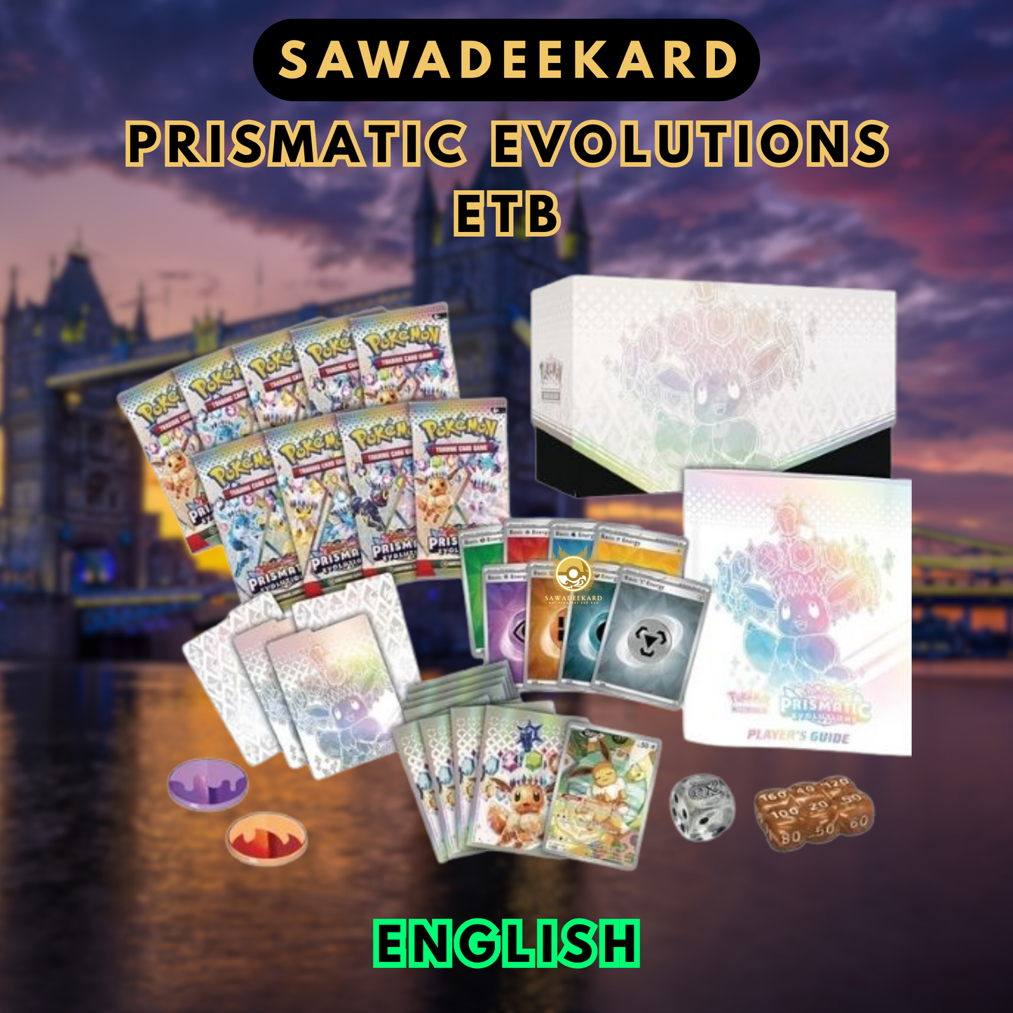 [ENG]	Prismatic Evolutions	Elite Trainer	Box	Pokemon TCG