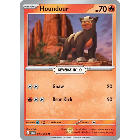 [ENG] Pokemon SV6.5 Shrouded Fable: 007/064 Houndour [Fire] [C - Common] (Reverse Holo)