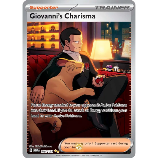 [ENG]	SV3.5	151:	204/165	Giovanni's Charisma	SIR	(Foil)