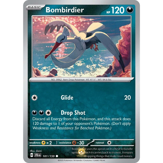 [ENG] Pokemon SV09 Journey Together: 101/159 Bombirdier [Darkness] [C - Common] (Non-foil)