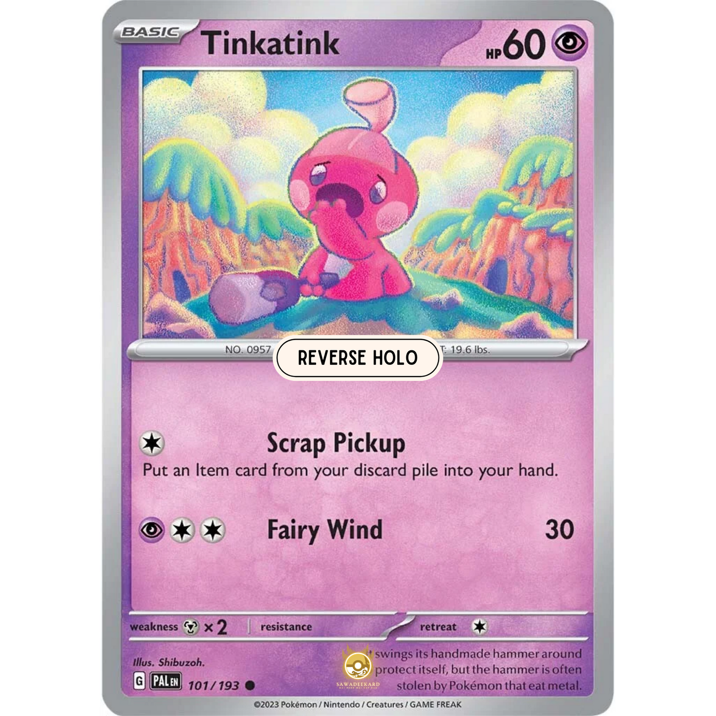 [ENG] SV02 Paldea Evolved: 102/193 Tinkatink C (Non-Foil)