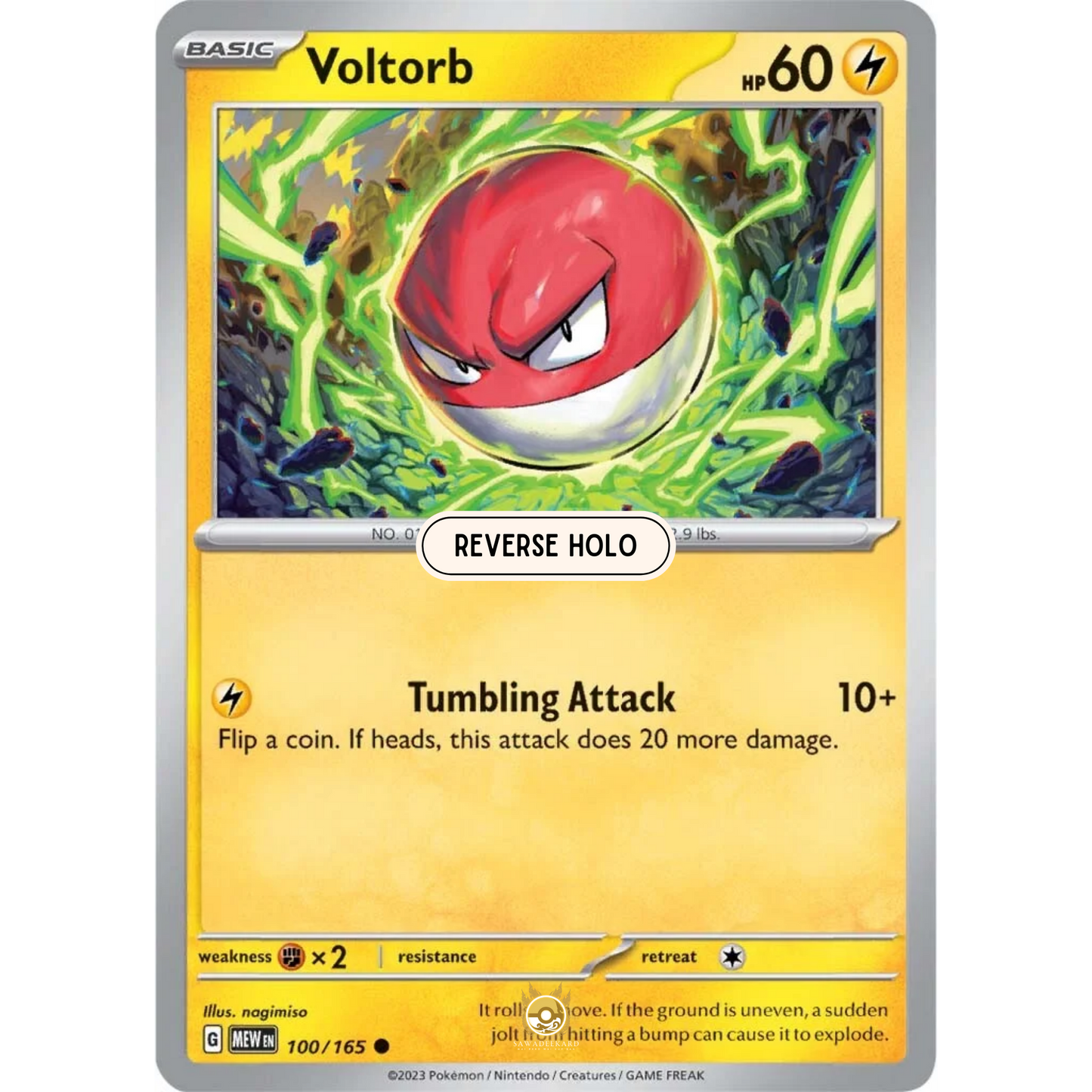 [ENG]	SV3.5	151:	100/165	Voltorb		C	(Reverse Holo)