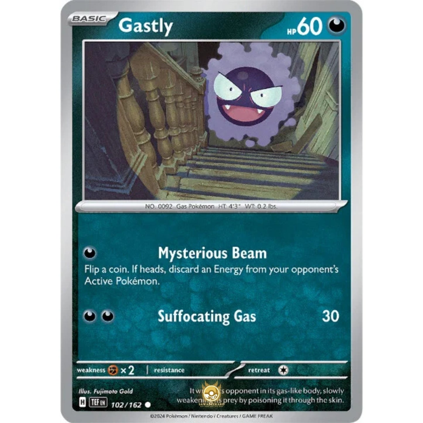 [ENG]	SV05	Temporal Forces:	102/162	Gastly	[Darkness]	[C - Common]	(Non-Foil)