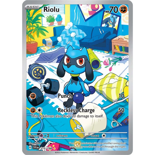 [ENG] SV01 Scarlet Violet Base Set: 215/198 Riolu IR (Foil)