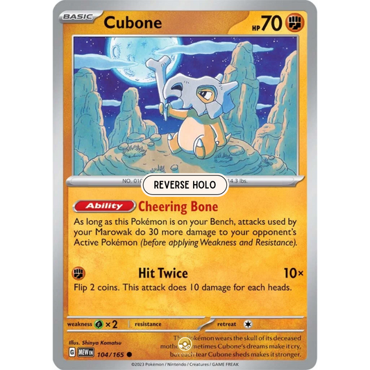 [ENG]	SV3.5	151:	104/165	Cubone	C	(Reverse Holo)