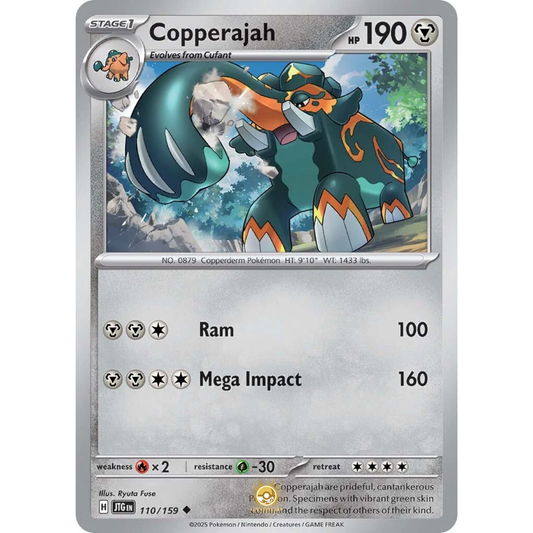 [ENG] Pokemon SV09 Journey Together: 110/159 Copperajah [Metal] [U - Uncommon] (Non-foil)