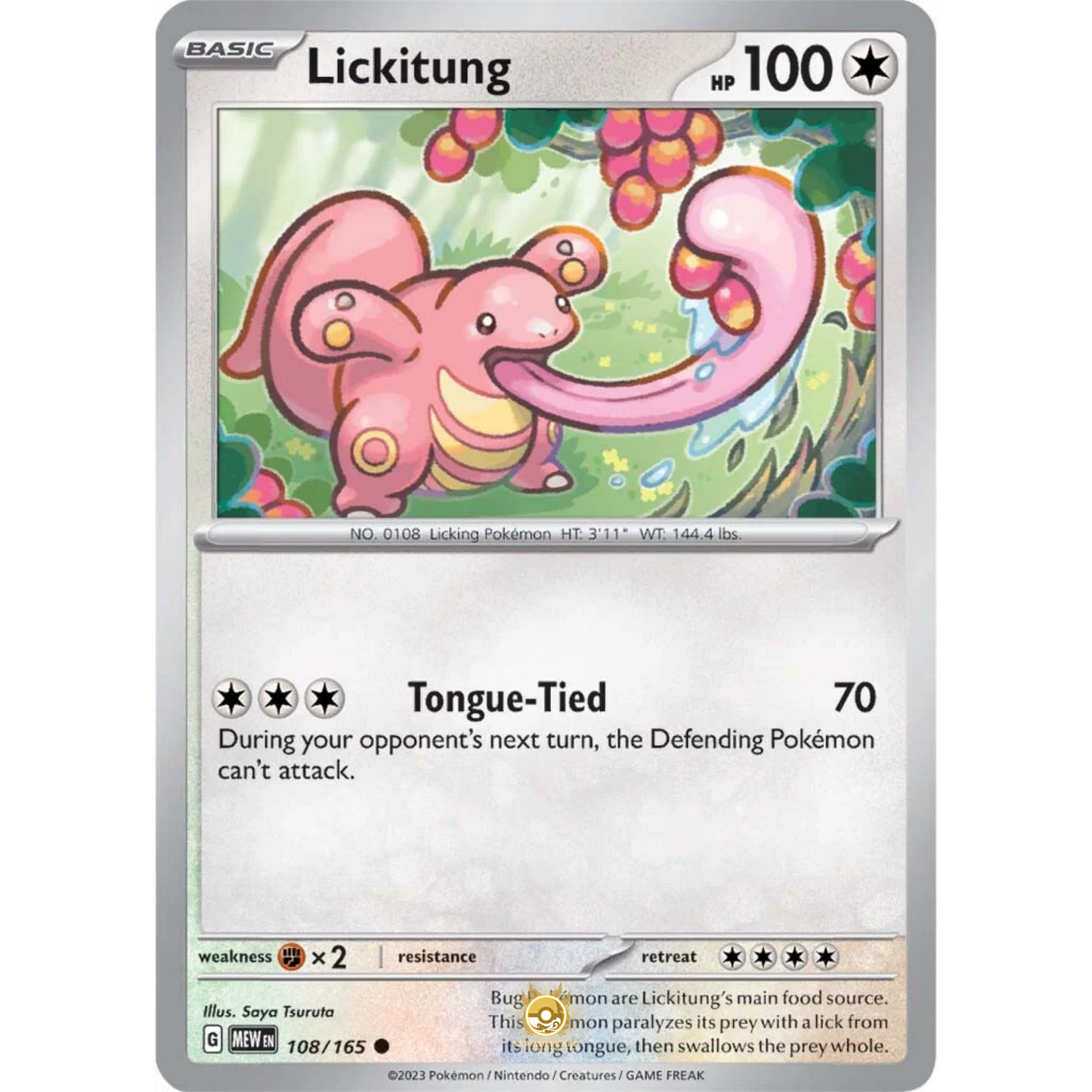 [ENG]	SV3.5	151:	108/165	Lickitung	C	(Non-Foil)