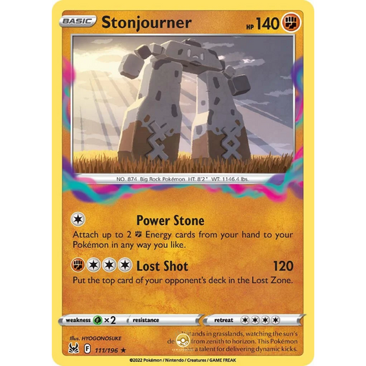 [ENG] SWSH 11 Lost Origin: 111/196 Stonjourner R (Non-Foil)