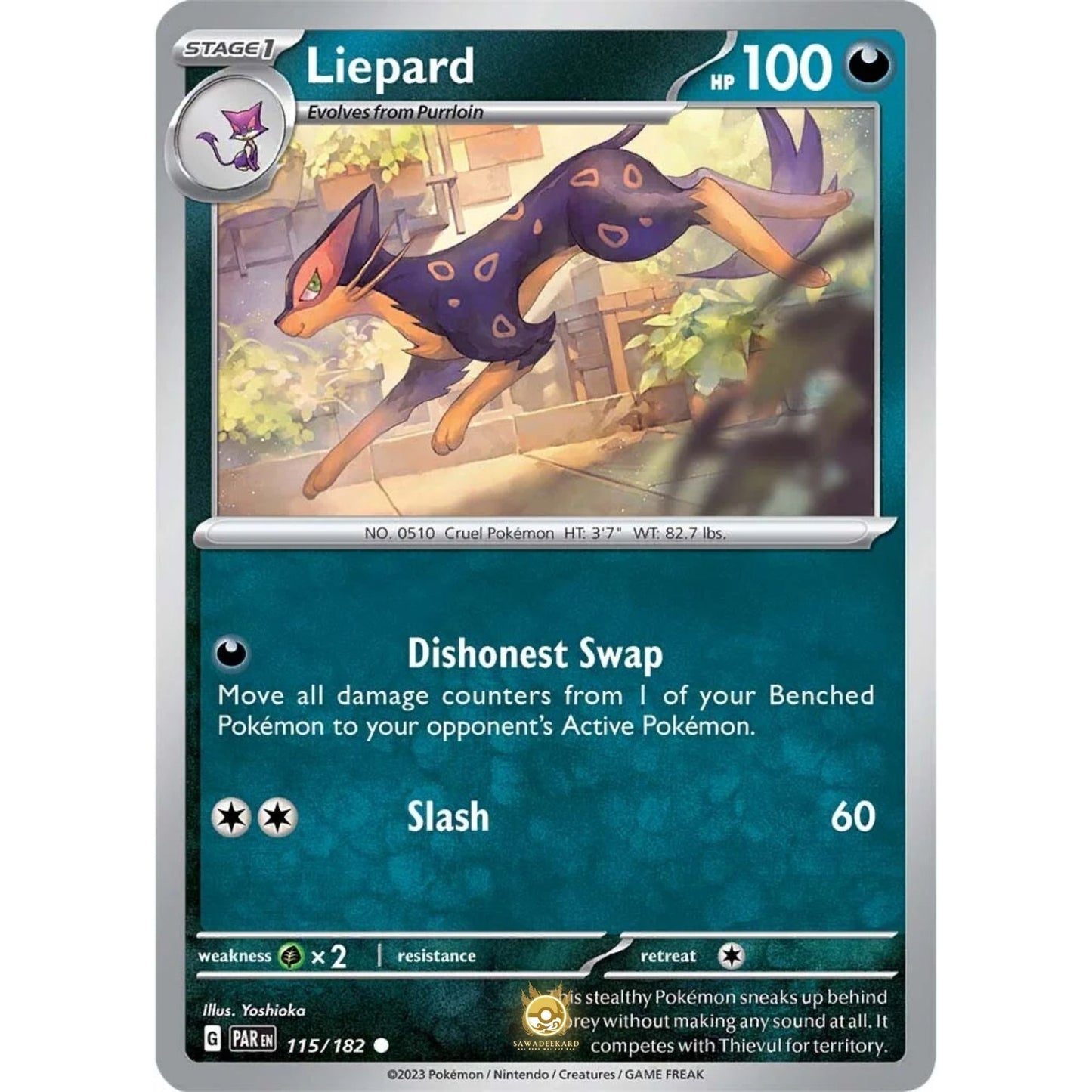 [ENG]	SV04	Paradox Rift:	115/182	Liepard	C	(Non-Foil)