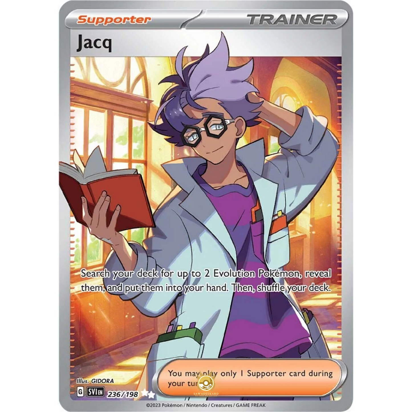 [ENG] SV01 Scarlet Violet Base Set: 236/198 Jacq SR (Foil)