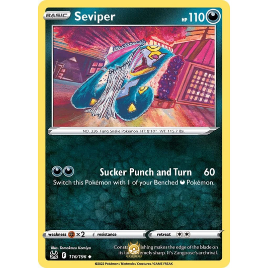 [ENG] SWSH 11 Lost Origin: 116/196 Seviper U (Non-Foil)