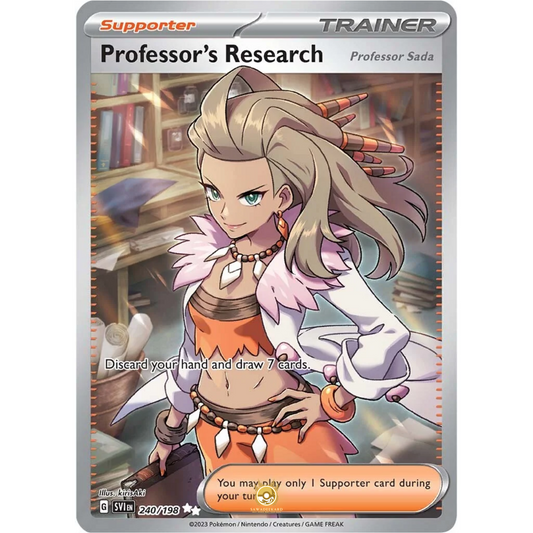 [ENG] SV01 Scarlet Violet Base Set: 240/198 Professor’s Research SR (Foil)