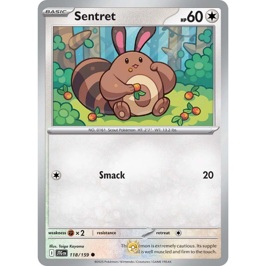 [ENG] Pokemon SV09 Journey Together: 118/159 Sentret [Colorless] [C - Common] (Non-foil)