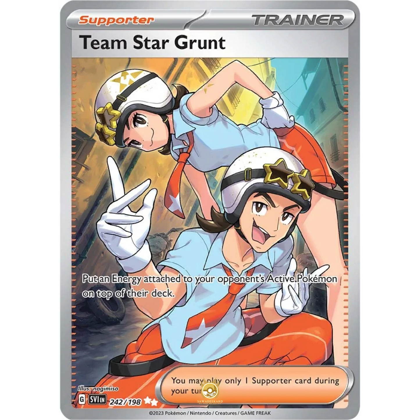 [ENG] SV01 Scarlet Violet Base Set: 242/198 Team Star Grunt SR (Foil)