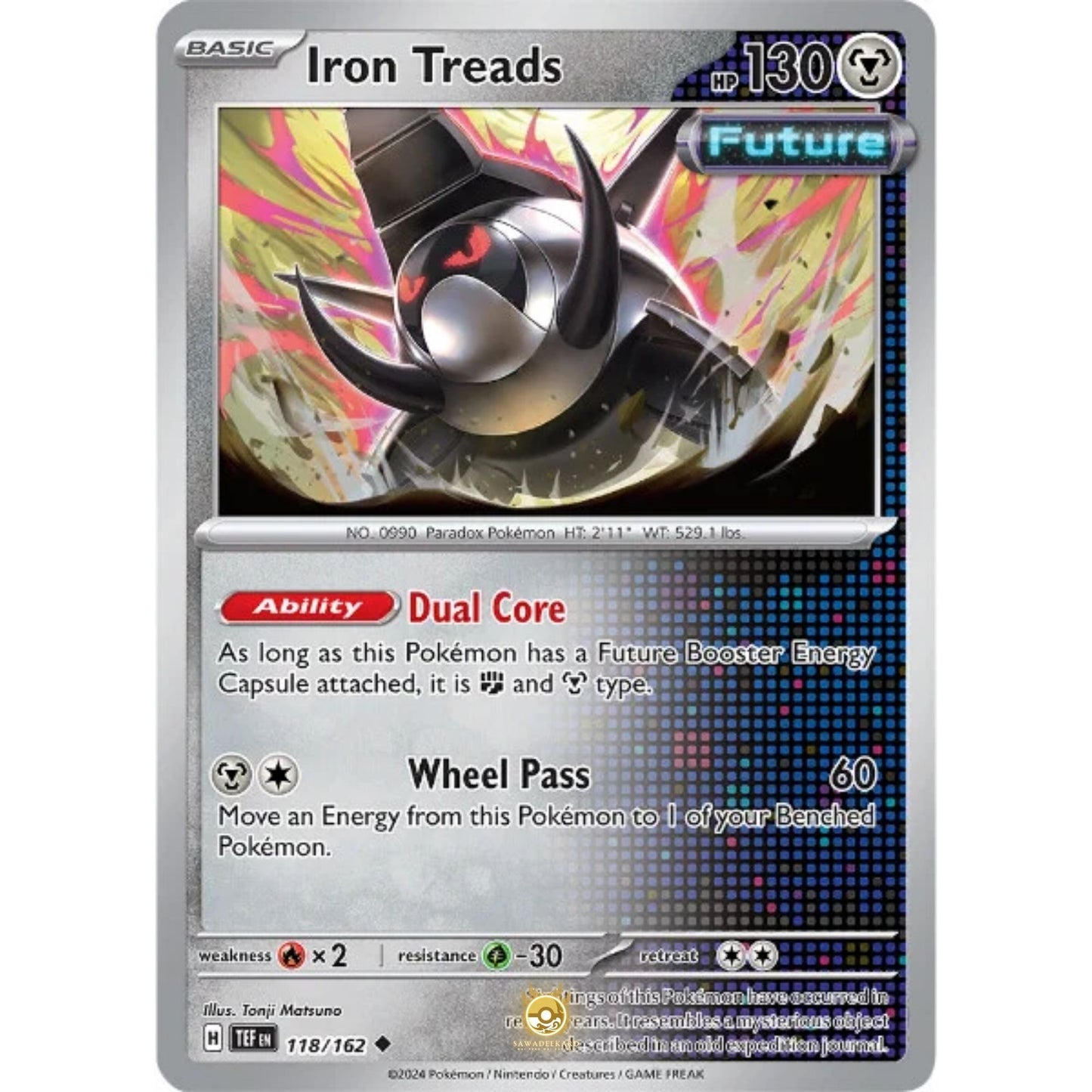 [ENG]	SV05	Temporal Forces:	118/162	Iron Threads	[Metal]	[U - Uncommon]	(Non-Foil)