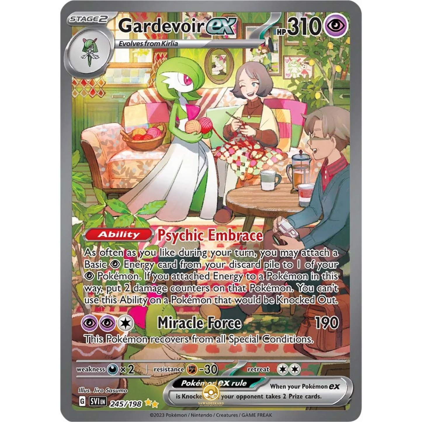 [ENG] SV01 Scarlet Violet Base Set: 245/198 Gardevoir EX SIR (Foil)