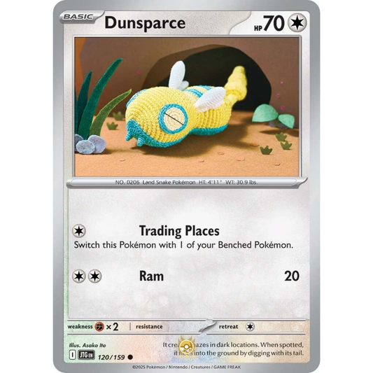 [ENG] Pokemon SV09 Journey Together: 120/159 Dunsparce [Colorless] [C - Common] (Non-foil)