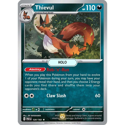 [ENG]	SV04	Paradox Rift:	120/182	Thievul	R	(Foil)