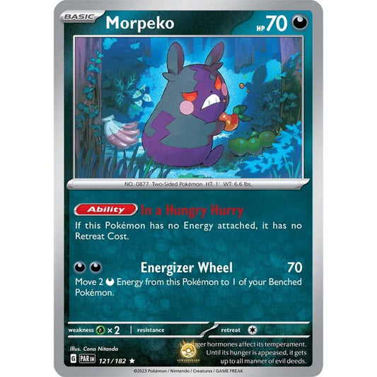 [ENG]	SV04	Paradox Rift:	121/182	Morpeko	R	(Foil)