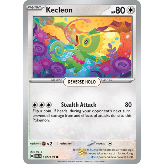 [ENG] Pokemon SV09 Journey Together: 122/159 Kecleon [Colorless] [C - Common] (Reverse Holo)