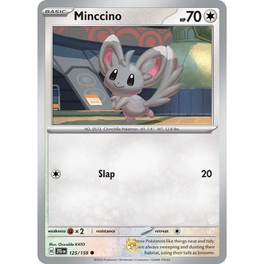 [ENG] Pokemon SV09 Journey Together: 125/159 Minccino [Colorless] [C - Common] (Non-foil)
