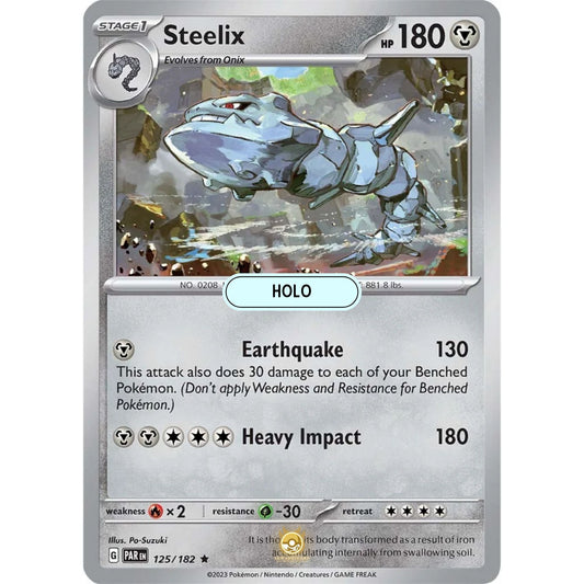 [ENG]	SV04	Paradox Rift:	125/182	Steelix	R	(Foil)