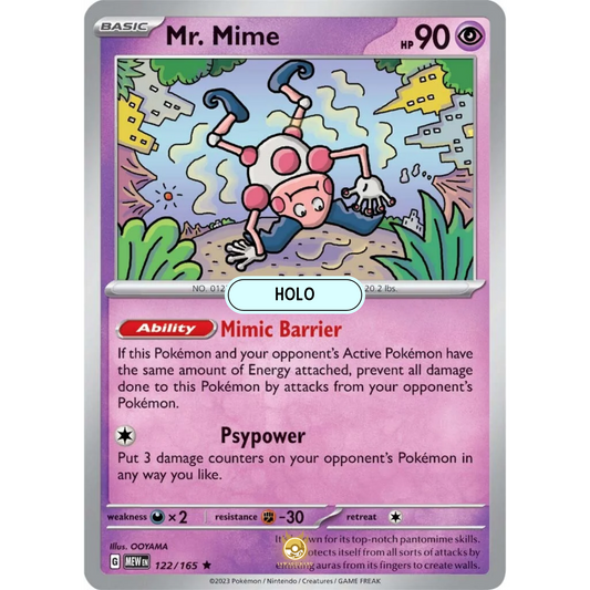 [ENG]	SV3.5	151:	122/165	Mr Mime	R	(Foil)