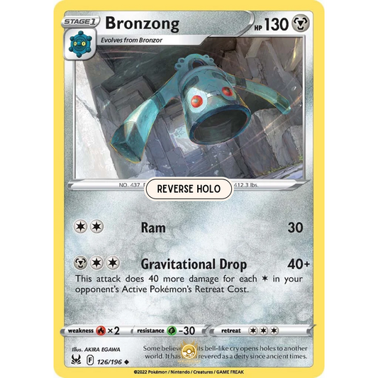 [ENG] SWSH 11 Lost Origin: 126/196 Bronzong U (Reverse Holo)