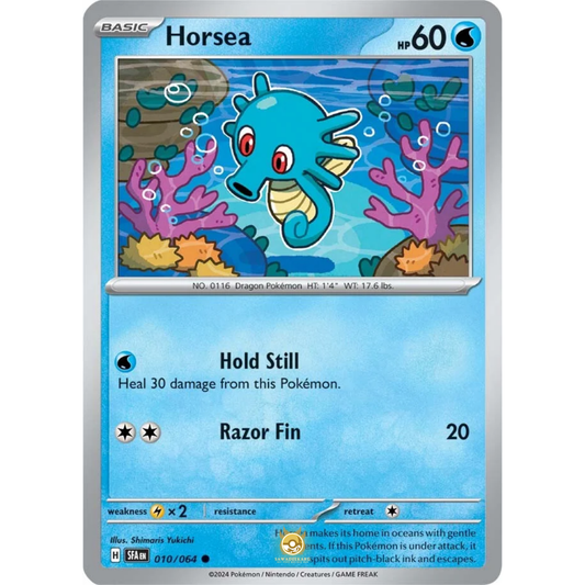 [ENG] Pokemon SV6.5 Shrouded Fable: 010/064 Horsea [Water] [C - Common] (Non-foil)