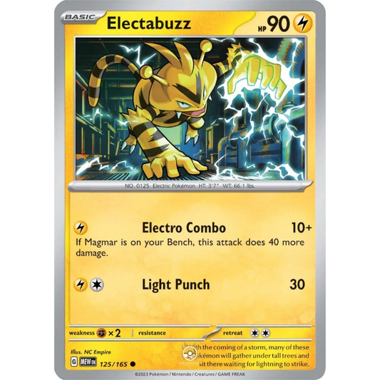 [ENG]	SV3.5	151:	125/165	Electabuzz	C	(Non-Foil)