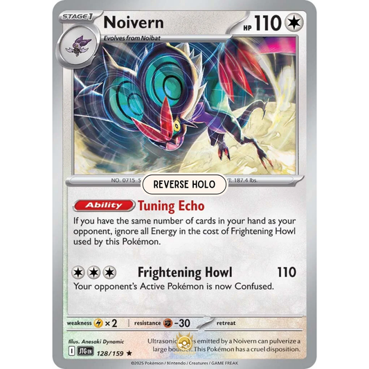 [ENG] Pokemon SV09 Journey Together: 128/159 Noivern [Colorless] [R - Rare] (Reverse Holo)