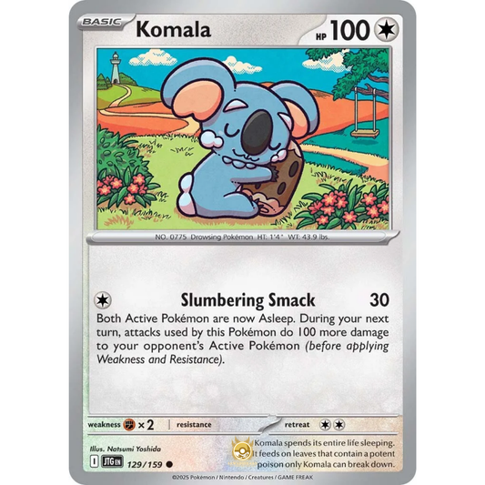 [ENG] Pokemon SV09 Journey Together: 129/159 Komala [Colorless] [C - Common] (Non-foil)