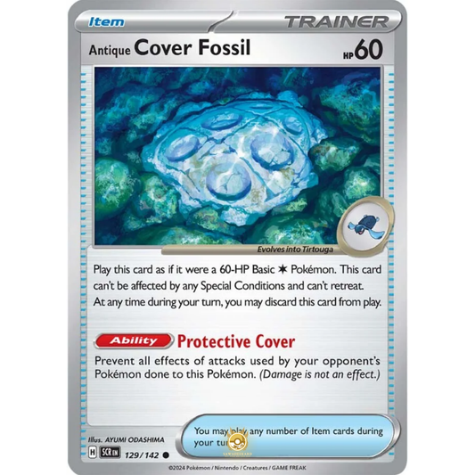 [ENG] Pokemon SV07 Stellar Crown: 129/142 Antique Cover Fossil [Item] [C - Common] (Non-foil)