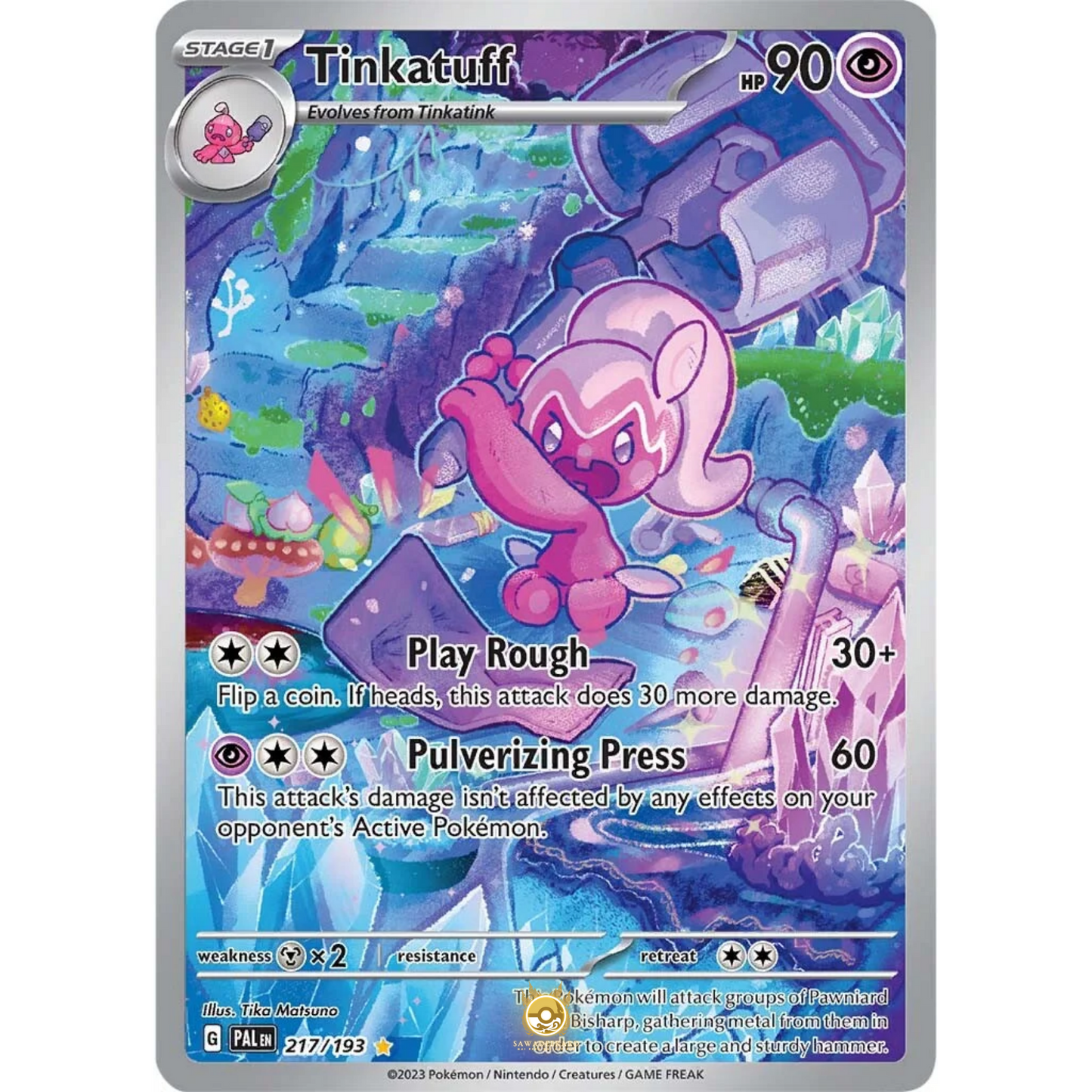 [ENG] SV02 Paldea Evolved: 217/193 Tinkatuff IR (Foil)