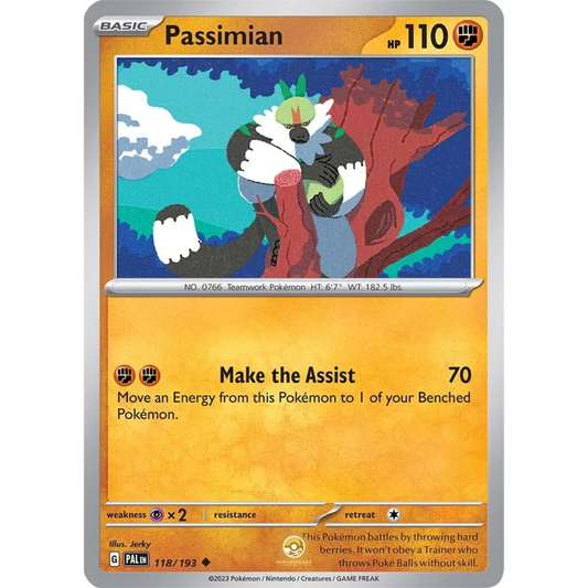 [ENG] SV02 Paldea Evolved: 118/193 Passimian U (Non-Foil)