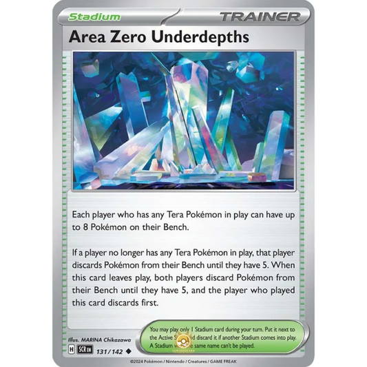 [ENG] Pokemon SV07 Stellar Crown: 131/142 Area Zero Underdepths [Stadium] [U - Uncommon] (Non-foil)