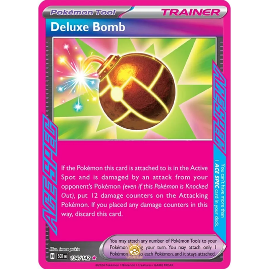 [ENG] Pokemon SV07 Stellar Crown: 134/142 Deluxe Bomb [Pokemon Tool] [AS - ACE SPEC] (Foil)