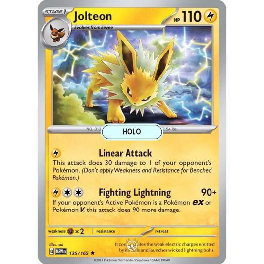 [ENG]	SV3.5	151:	135/165	Jolteon		R	(Foil)